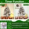2Ft Mini Tabletop Christmas Tree Battery Operated (Tabletop Christmas Tree) 16"D x 16"W x 24"H